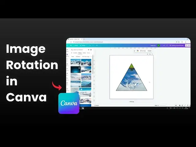 'Video thumbnail for How to Rotate an Image in a Frame in Canva'