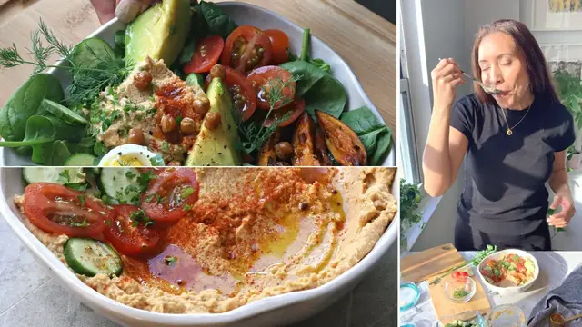 'Video thumbnail for Creo 2 Platos Saludables y Deliciosos en Minutos  con lo que tengo en mi refrigerador.'