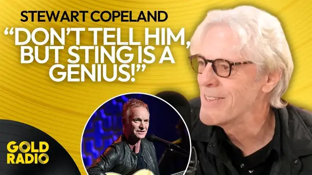'Video thumbnail for Stewart Copeland praises ex-bandmate Sting: "The Police get along just fine if we don't play music"'