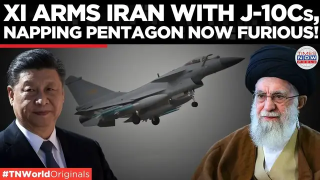 'Video thumbnail for Pentagon in Panic as Iran Buys Chinese Jets, Dumps Su-35 & Embraces China's J10s | Times Now World'
