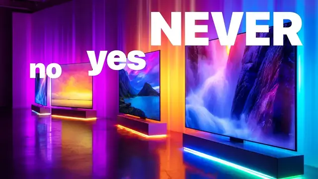 'Video thumbnail for NEVER buy this one! OLED, QLED, MiniLED, LED in 2025'