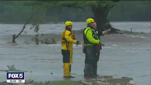 'Video thumbnail for Search efforts to find missing children in Texas floods'