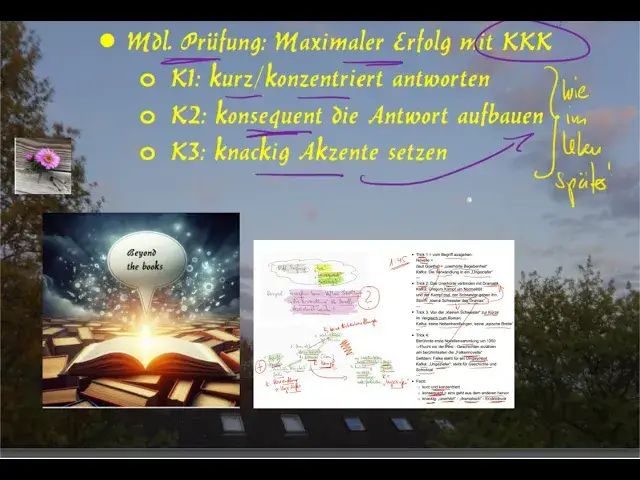 'Video thumbnail for Mdl. Prüfung – KKK: maximale Punkte = kurz/konzentriert + konsequent (Überleitungen) + knackig'