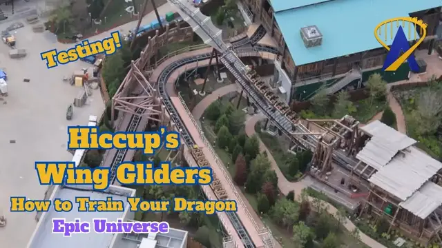 'Video thumbnail for Hiccup's Wing Gliders Testing At Epic Universe!'
