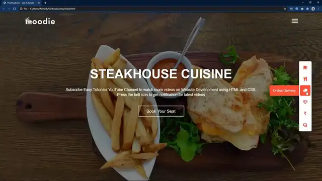 'Video thumbnail for How To Add Icons With Hover Effect On Website Using HTML And CSS'