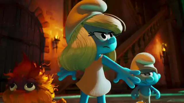 'Video thumbnail for Smurfs - Official 'It Takes a Village' Behind-the-Scenes Video'