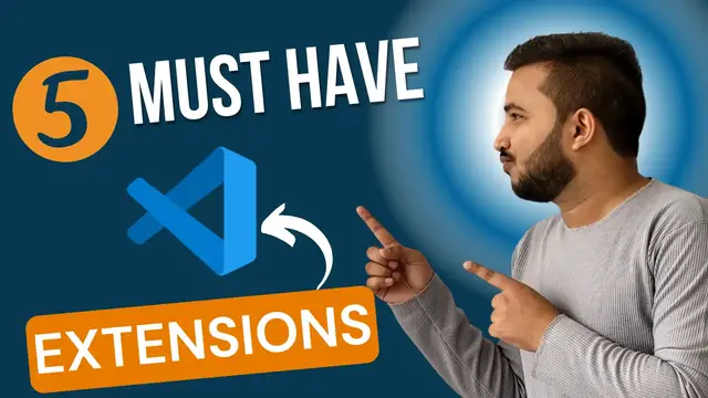 'Video thumbnail for 5 VS Code Extensions for Web Developer | Boost Productivity | 2025'