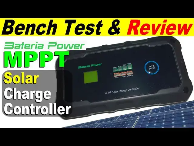 'Video thumbnail for Bateria Power MPPT Solar Charge Controller Bench Test and Review - lithium or AGM battery #mppt'