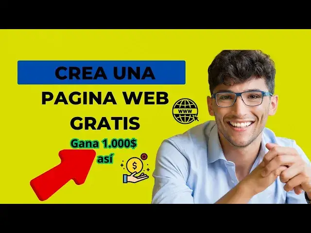 'Video thumbnail for CÓMO CREAR UNA PAGINA WEB GRATIS PROFESIONAL / GANA 1.000$ DINERO CON ESTE MÉTODO'
