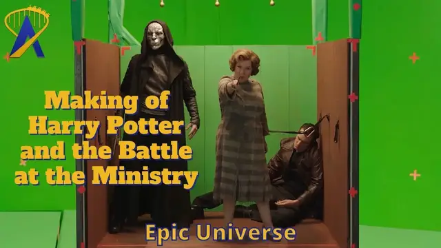 'Video thumbnail for New Art and Behind the Scenes for Harry Potter and the Battle at the Ministry Ride at Epic Universe'