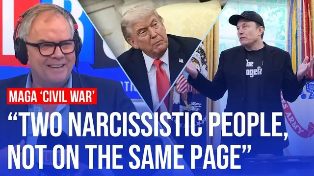 'Video thumbnail for MAGA civil war: Relationship coach breaks down the 'messy divorce' | LBC'