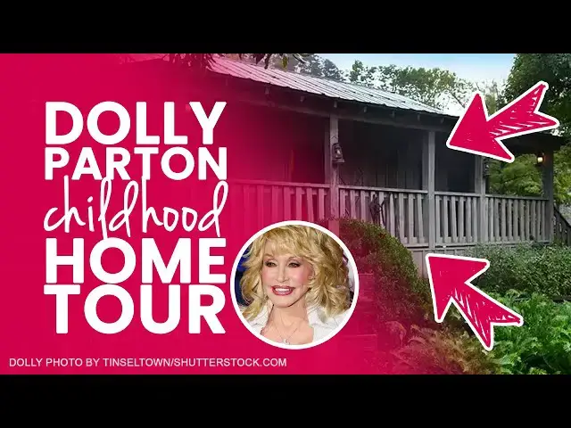 'Video thumbnail for Dolly Parton Childhood Home Tour'