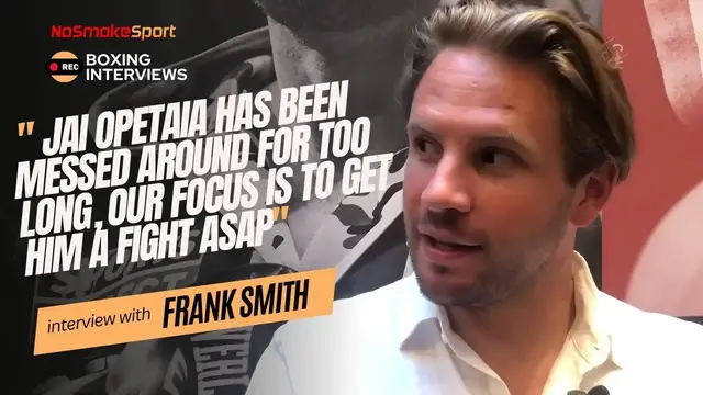 'Video thumbnail for Frank Smith Update on Jai Opetaia, Wardley vs Adeleye Purse Bids Cancelled & AJ vs Helenius'