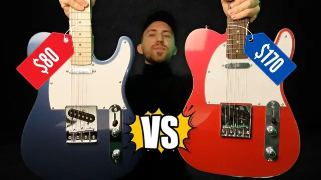 'Video thumbnail for CHEAP vs CHEAPER Telecaster - Harley Benton TE-20 vs TE-62'