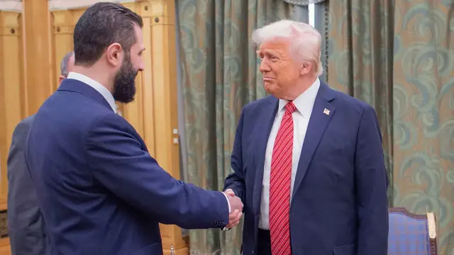 'Video thumbnail for US revokes ‘terrorist’ designation for Syria’s Hayat Tahrir al-Sham'