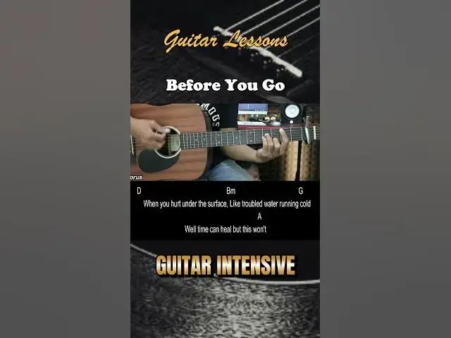 'Video thumbnail for Before You Go - Lewis Capaldi | EASY Guitar Chords & Strumming Pattern'
