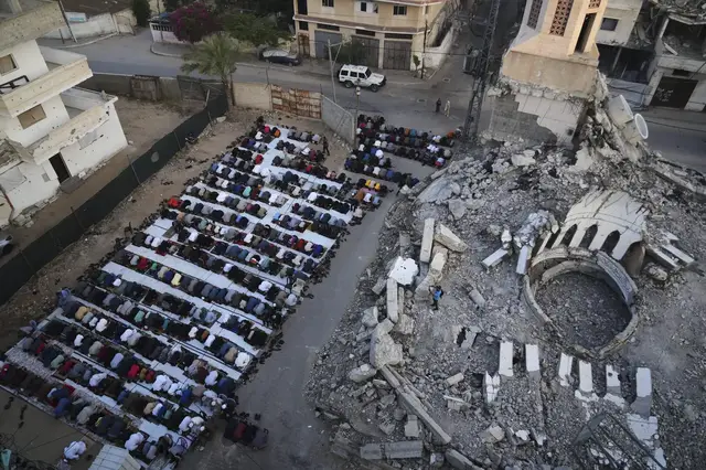 'Video thumbnail for Eid al Adah in Gaza: Palestinians struggle to celebrate amidst war'