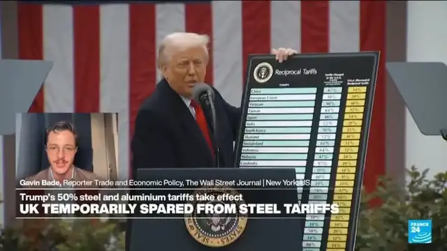 'Video thumbnail for The real target is the Chinese economy, trade expert says, as 50% metals tariffs take effect'