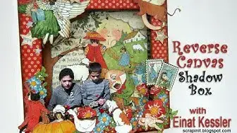 'Video thumbnail for Reverse Canvas Shadow Box Mother Goose'