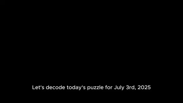 'Video thumbnail for NYT Connections Hints and Answer for July 3, 2025'