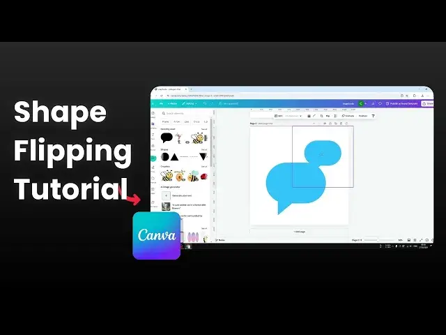 'Video thumbnail for How to Flip Basic Shapes in Canva'