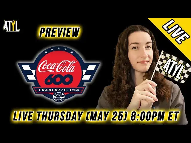 'Video thumbnail for Let's Chat [LIVE]: Coca-Cola 600 Preview / NASCAR Ranking + News'