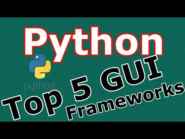 'Video thumbnail for Python Top 5 GUI Frameworks'