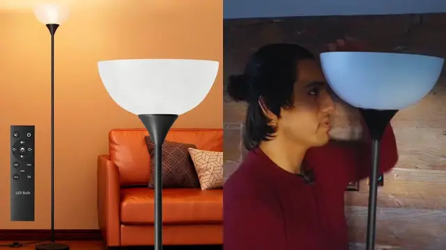 'Video thumbnail for Everything To Know About This Luckystyle Torchiere Floor Lamp'