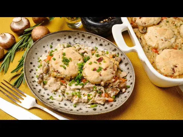 'Video thumbnail for Cozy Chicken Biscuit Bake | Easier Eats'