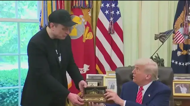 'Video thumbnail for Trump, Musk public feud: 'Very disappointed''