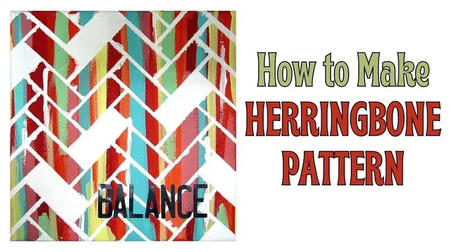 'Video thumbnail for How to Make Herringbone Pattern'