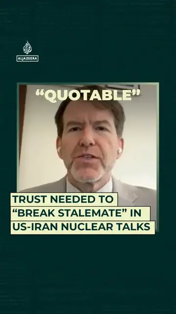 'Video thumbnail for Trust needed to “break stalemate” in US-Iran nuclear talks'