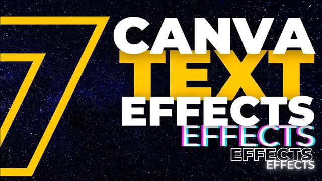 'Video thumbnail for How To Add Text Effects in CANVA (FREE NEW FEATURE 2020) - Canva Text Effects'
