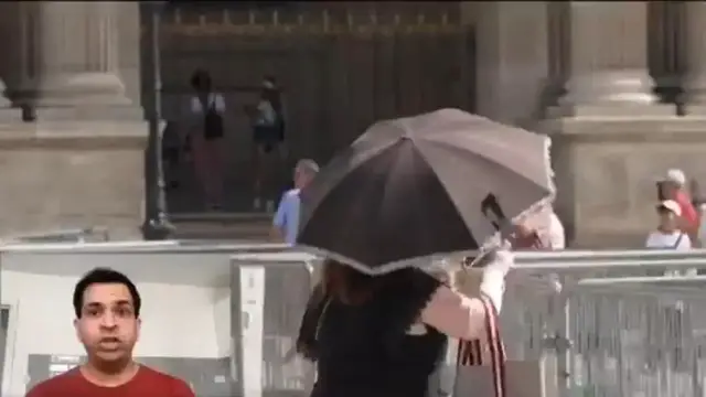 'Video thumbnail for Major heatwaves sweep Southern and Western Europe'