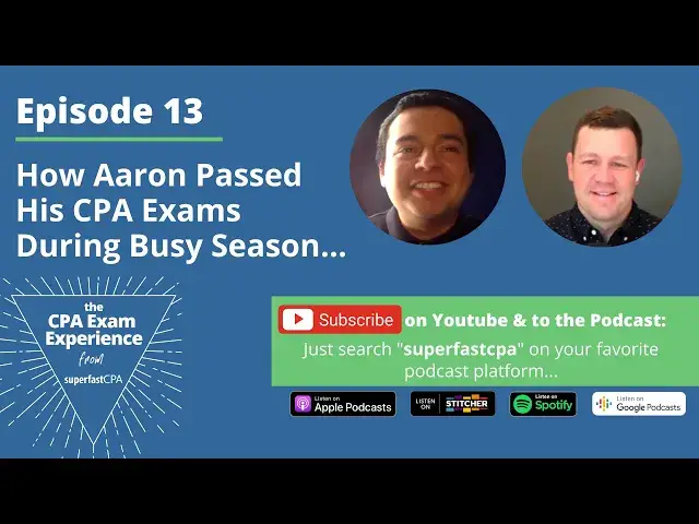 'Video thumbnail for How Aaron Used SuperfastCPA to Pass His CPA Exams During Busy Season'