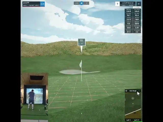 'Video thumbnail for Le Golf National - A Few Holes on GSPro'