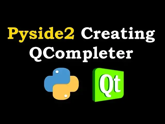 'Video thumbnail for Python Create QCompleter GUI With Pyside2'