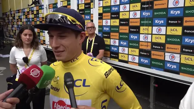 'Video thumbnail for It's something amazing - Philipsen on winning TDF stage 1'