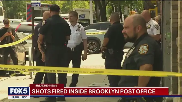 'Video thumbnail for Shots fired inside Brooklyn post office, suspect in custody: Sources'