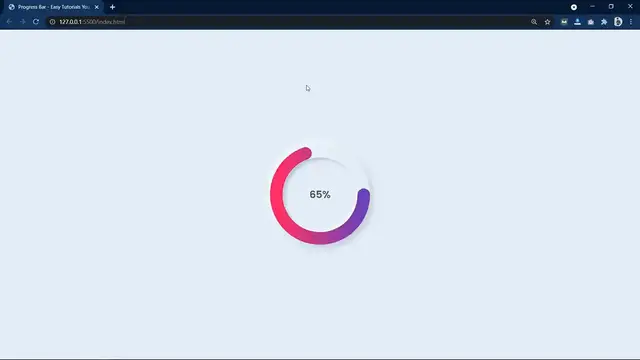 'Video thumbnail for How To Make Circular Progress Bar Using HTML CSS JavaScript _ Neomorphism Progress Bar'