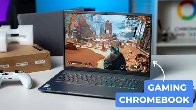 'Video thumbnail for Lenovo Gaming Chromebook Unboxing & Impressions'