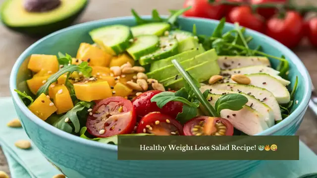 'Video thumbnail for Healthy Weight Loss Salad | Fresh, Filling & Fat-Burning!'