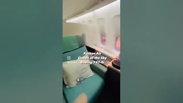 'Video thumbnail for Korean Air First Class Kosmo Suite 2.0 Boeing 747-8i'
