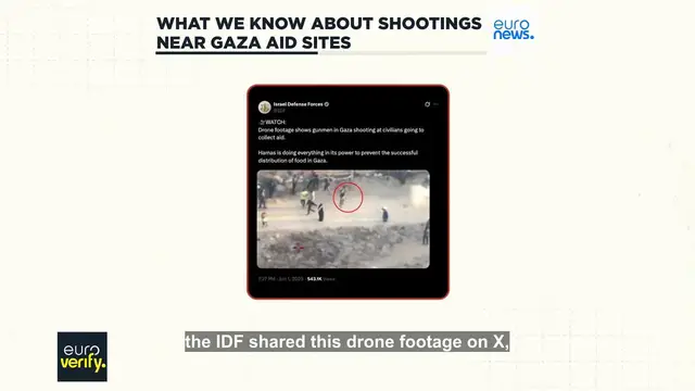 'Video thumbnail for What we know about the shootings near Gaza aid distribution sites'