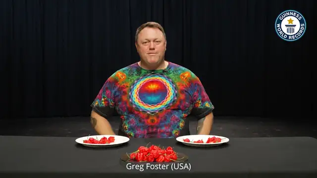 'Video thumbnail for The Fiery Challenge, Inside a Competitive Pepper Eating Contest'