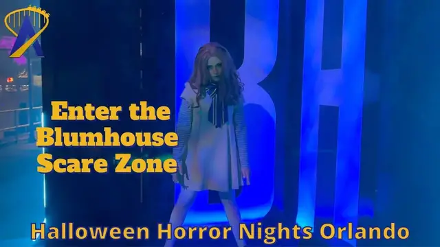 'Video thumbnail for Enter the Blumhouse Scare Zone at Halloween Horror Nights 2024'