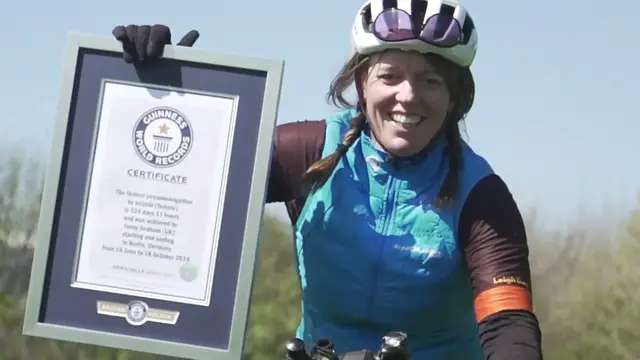'Video thumbnail for Fastest Woman to Cycle Around the World, Jenny Graham's Record Journey'