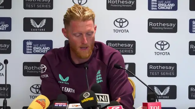 'Video thumbnail for ''We need to get over this one'' - England captain Stokes on defeat to India in second Test'