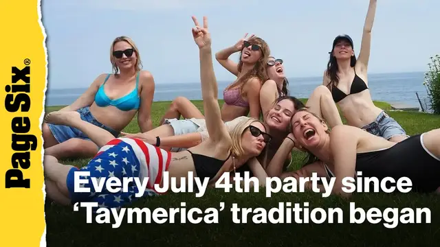 'Video thumbnail for Every epic July 4th party since Taylor Swift's 'Taymerica' tradition began in 2013'