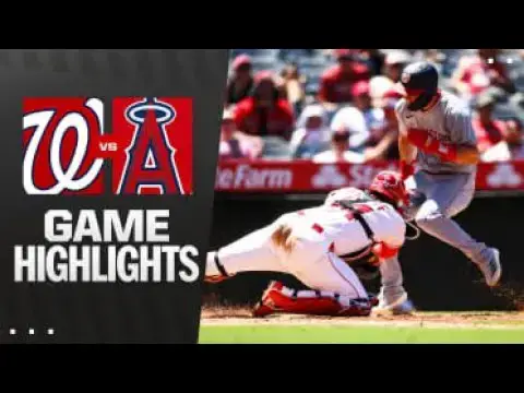 'Video thumbnail for Washington Nationals at Los Angeles Angels Full-Game Highlights! | 06/29/2025'
